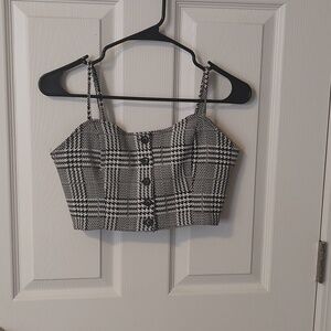 NWT Forever 21 Woven Cropped